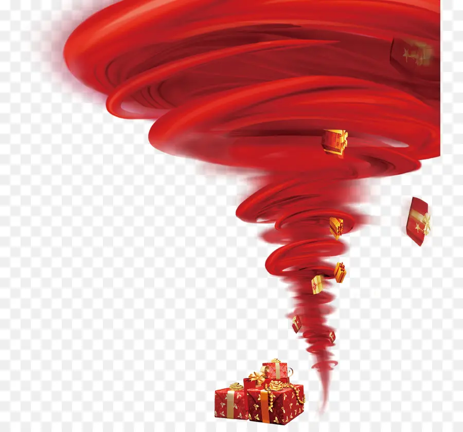 Tornado Vermelho，Presentes PNG