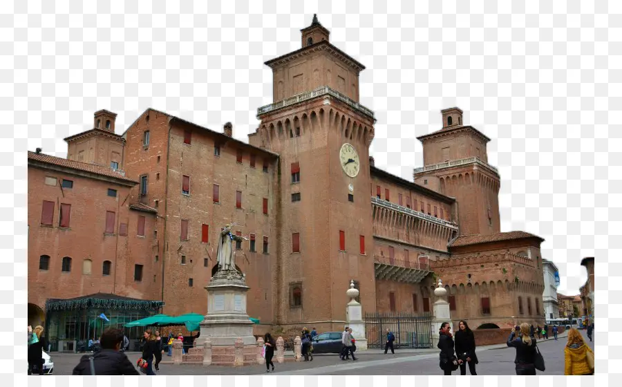 Castelo Estense，Catedral De Ferrara PNG