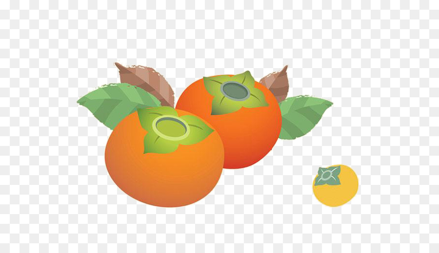 Persimmon Japonês，Clementine PNG