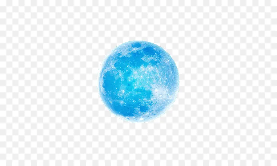 Lua，Lua Azul PNG