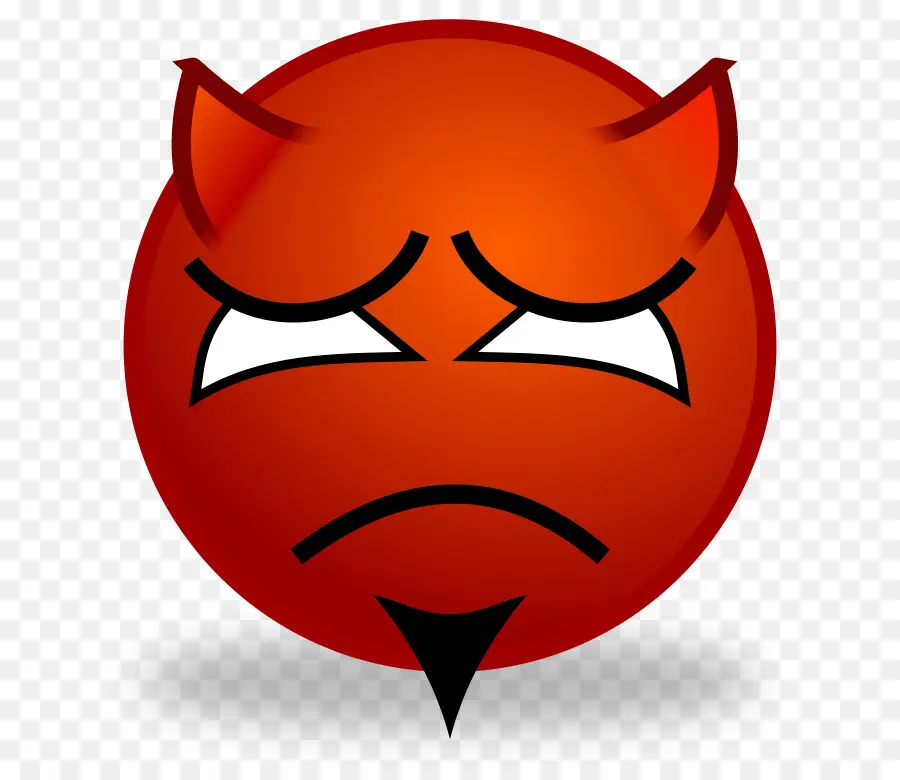 Emoji De Diabo Triste，Chifres PNG