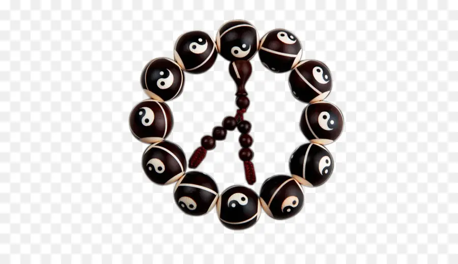 Pulseira Yin Yang，Pulseira PNG