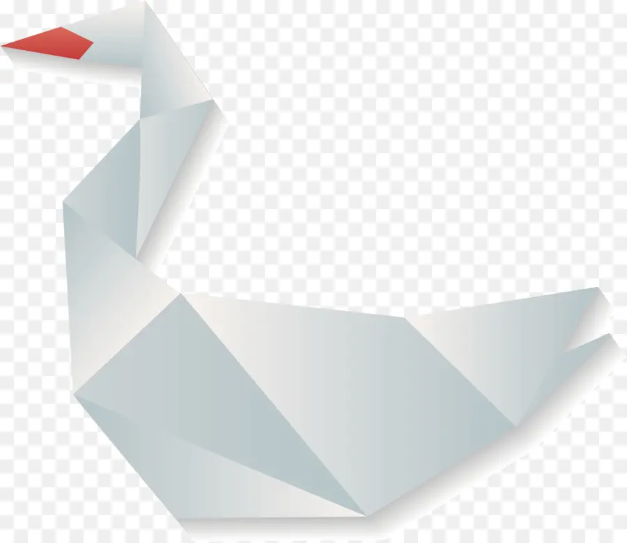 Cisne De Origami，Papel PNG