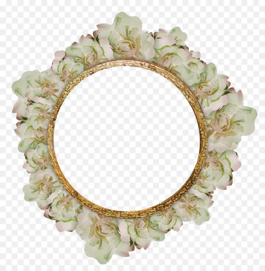 Moldura Floral，Quadro PNG