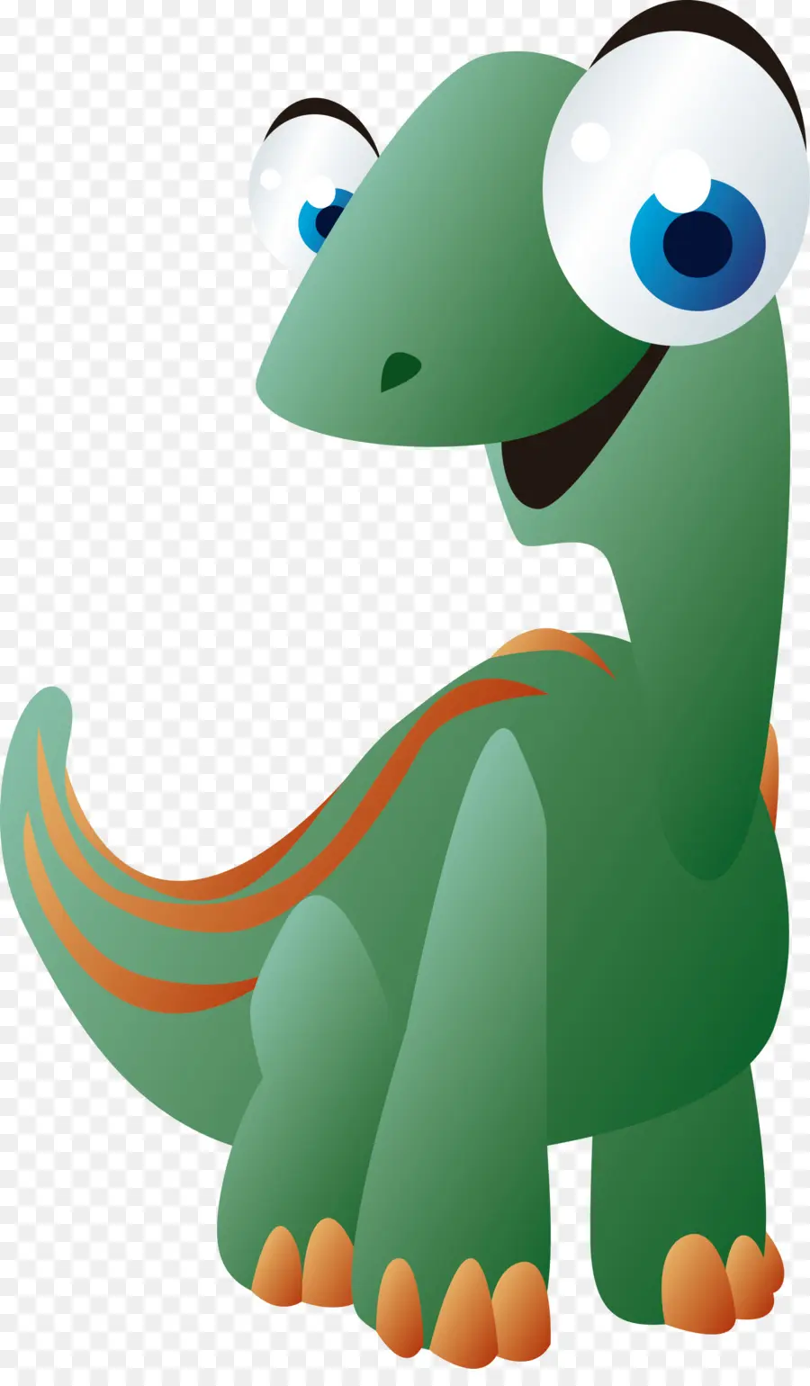 Dinossauro De Olhos Azuis，Desenho Animado PNG