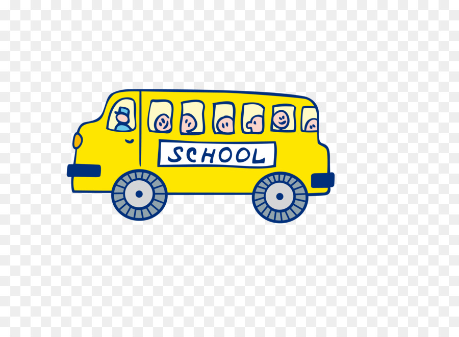 Ônibus Escolar，Amarelo PNG