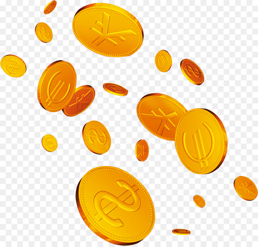 Moedas De Ouro，Dinheiro PNG