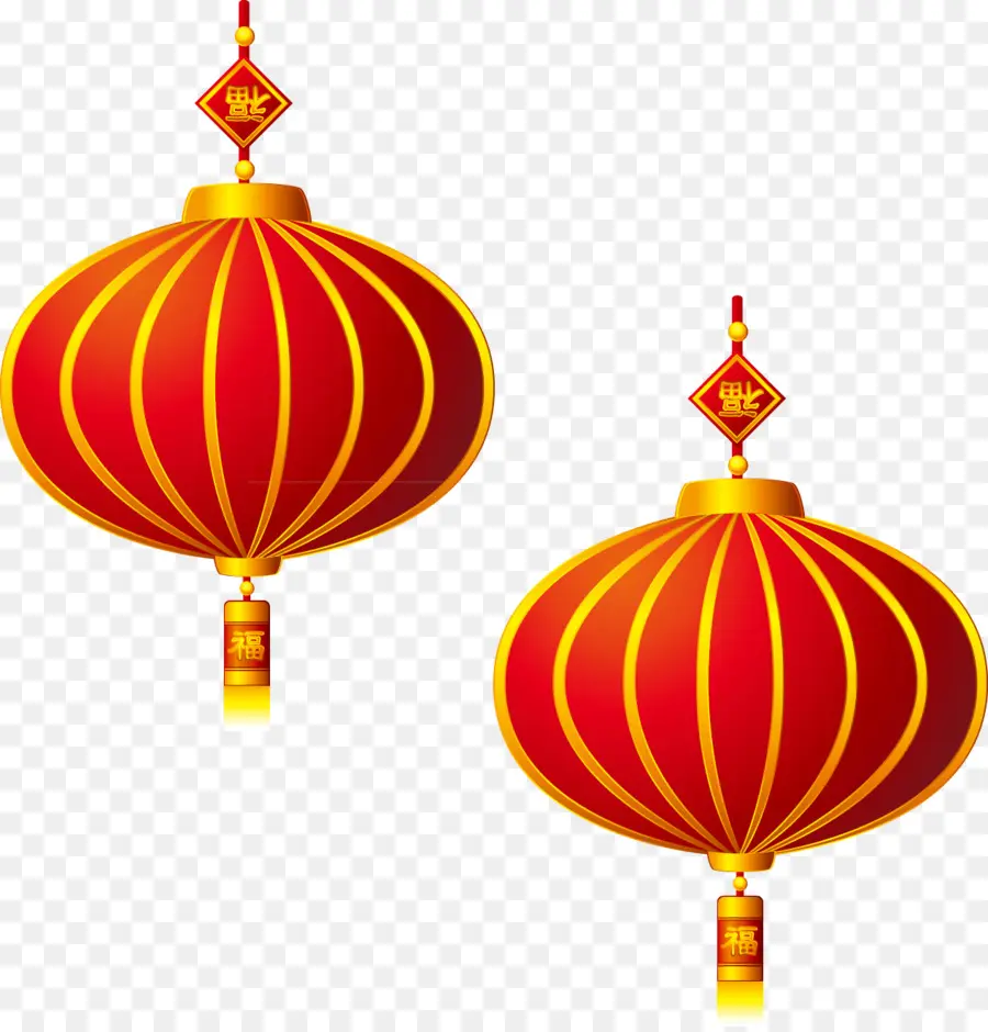 Ano Novo Chinês，Lanterna PNG