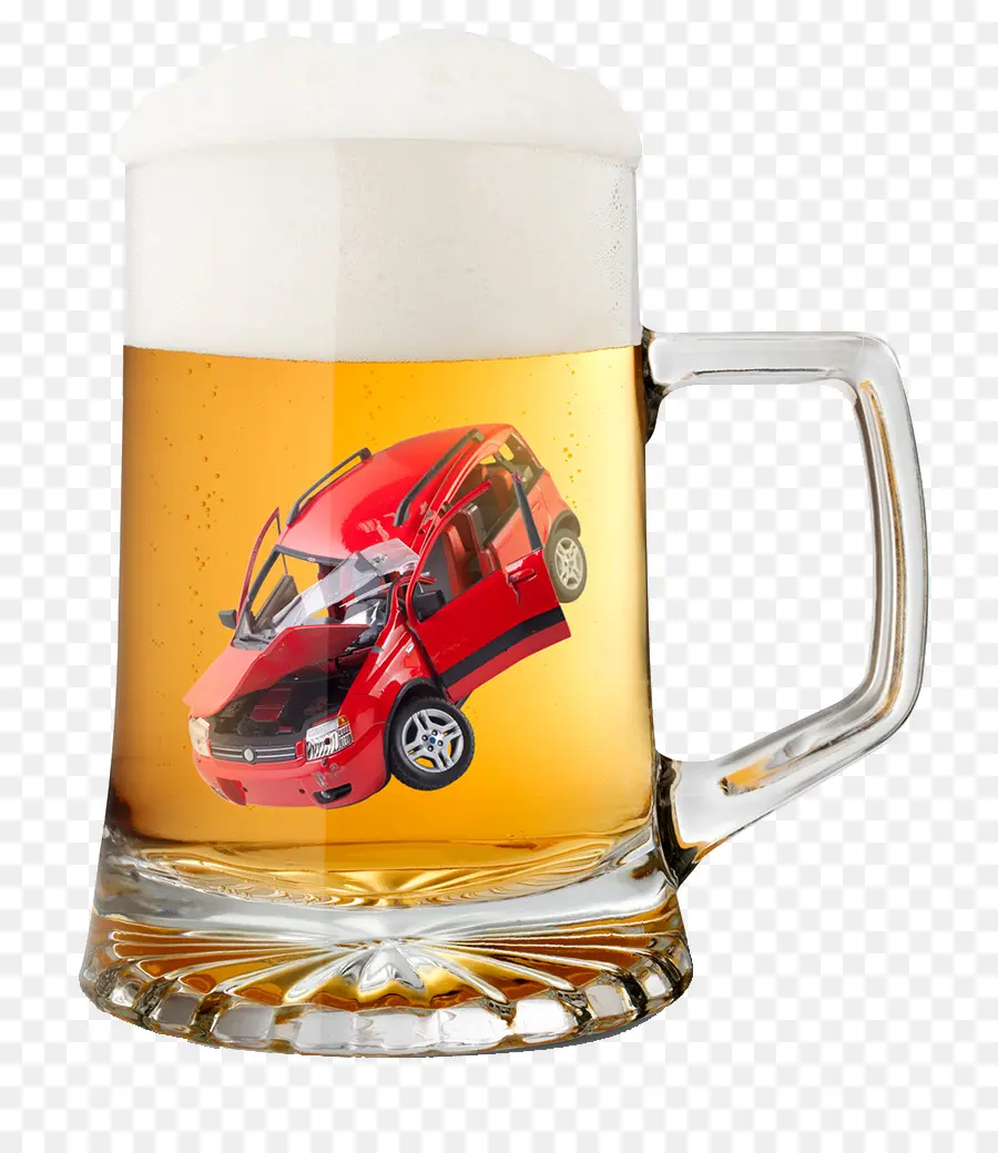 Caneca De Cerveja Com Carro，Cerveja PNG