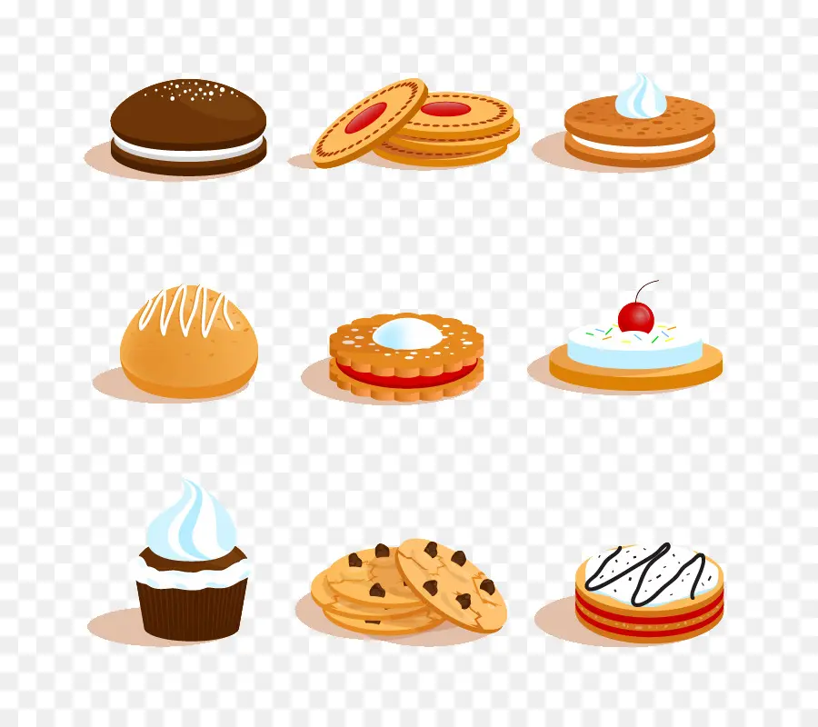 Chocolate Chip Cookie，Bolo De Chocolate PNG