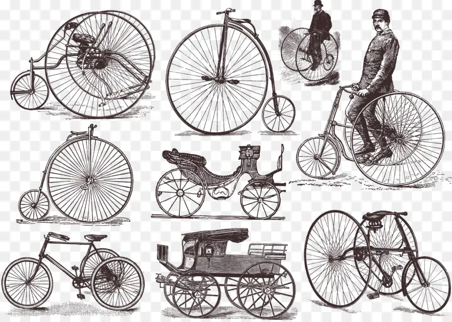 Bicicletas Antigas，Bicicletas PNG