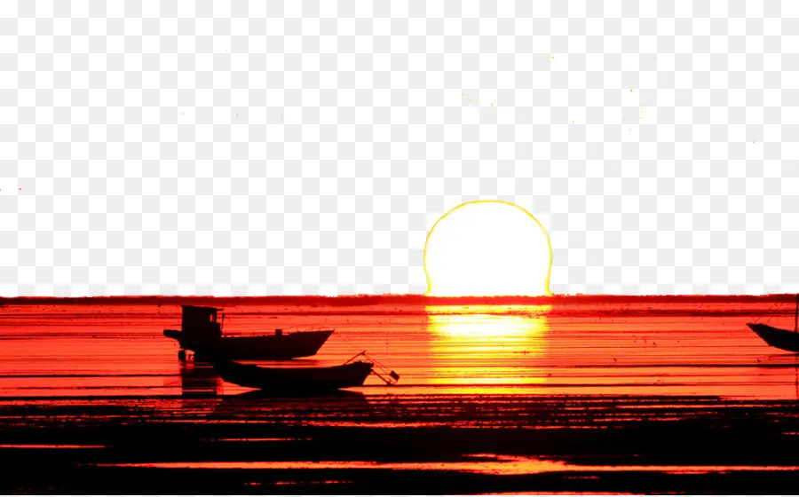 Pôr Do Sol，Barco PNG