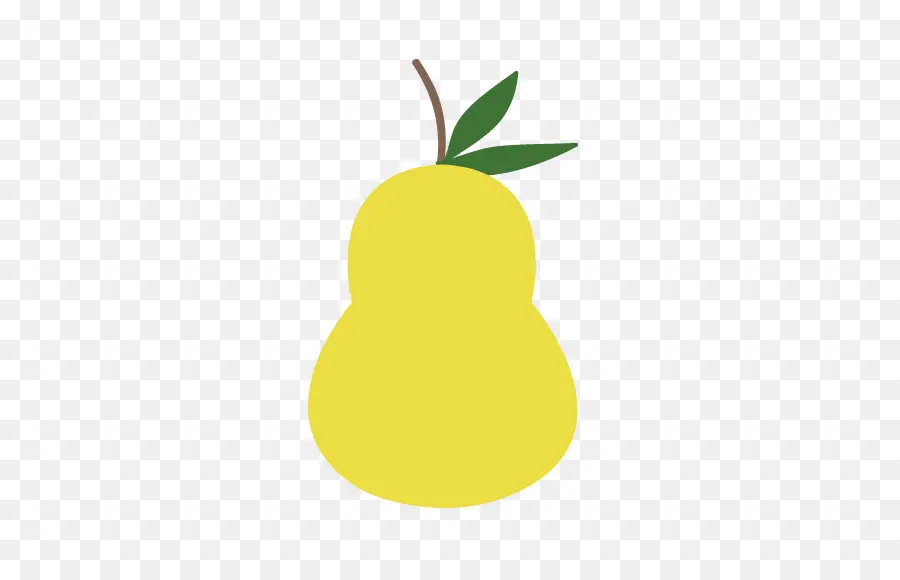 Pera，Amarelo PNG