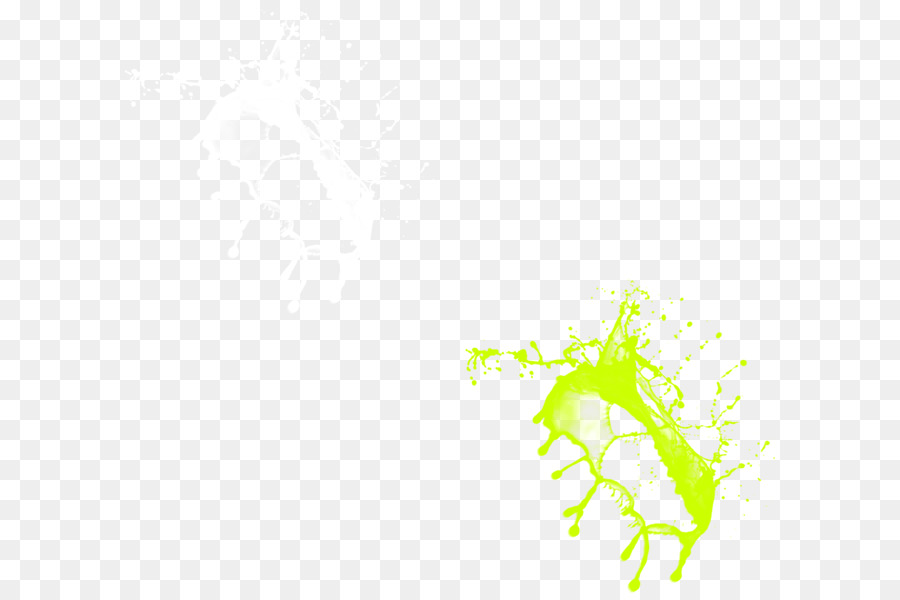 Respingo De Tinta Verde，Pintar PNG