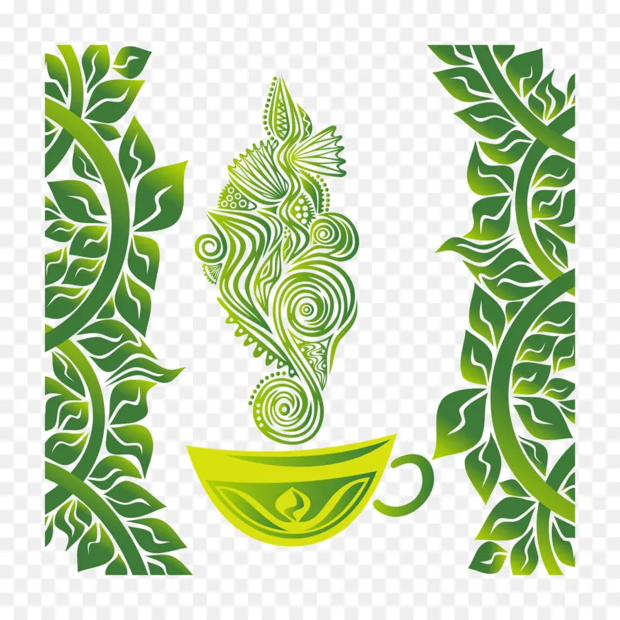 Chá，O Chá Verde PNG