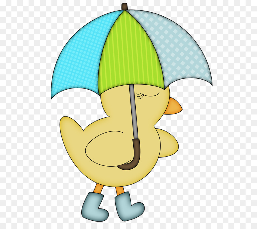 Pato Com Guarda Chuva，Chuva PNG