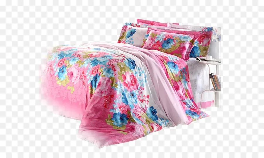 Roupa De Cama Floral，Travesseiros PNG