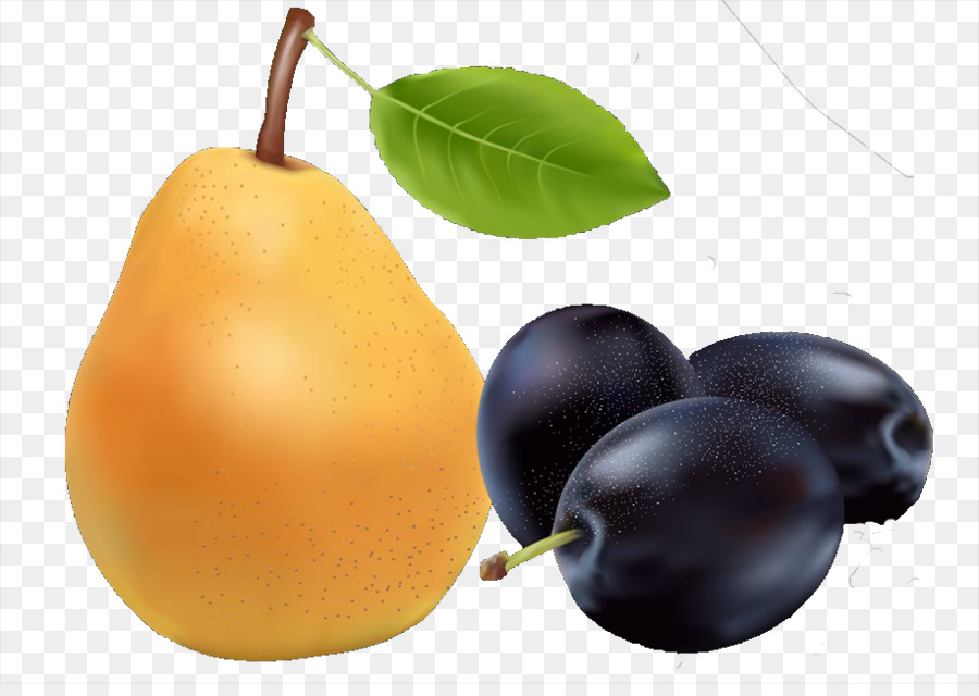 Pêra E Ameixas，Fruta PNG