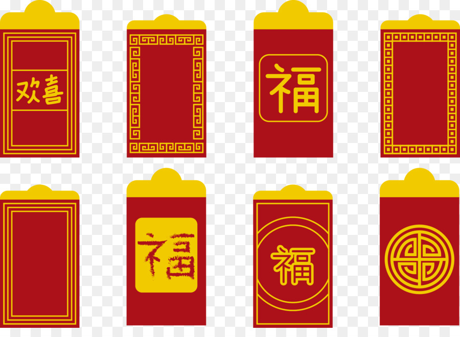 Envelope Vermelho，Ano Novo Chinês PNG