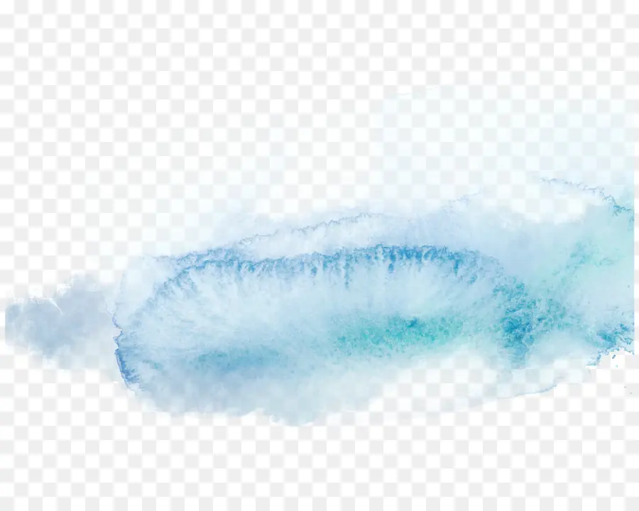 Aquarela，Azul PNG