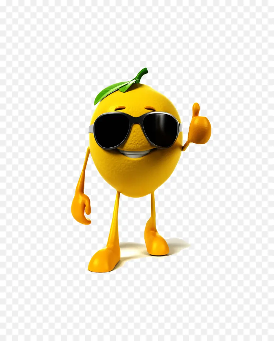 Personagem Limão，Fruta PNG