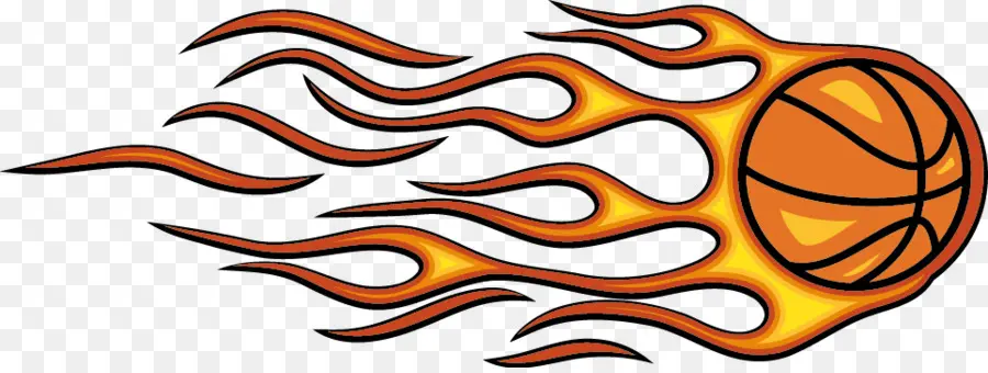 Basquete，Flaming PNG