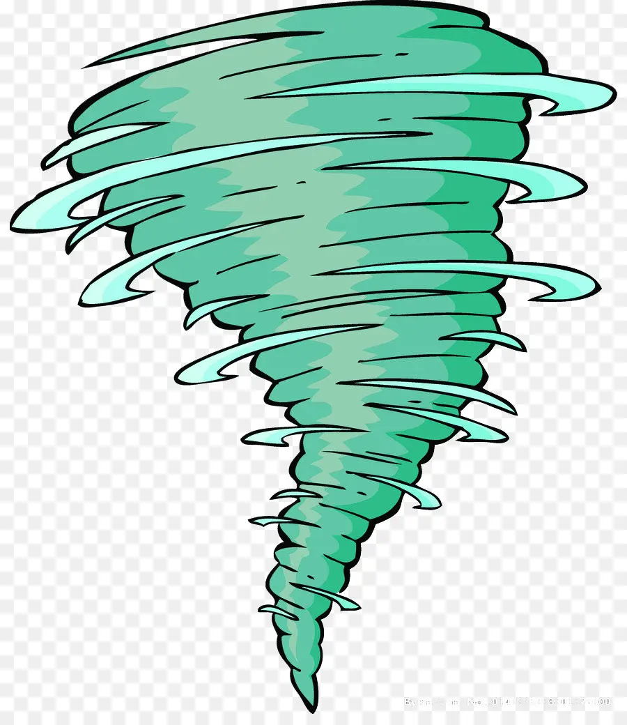 Tornado Verde，Torcido PNG