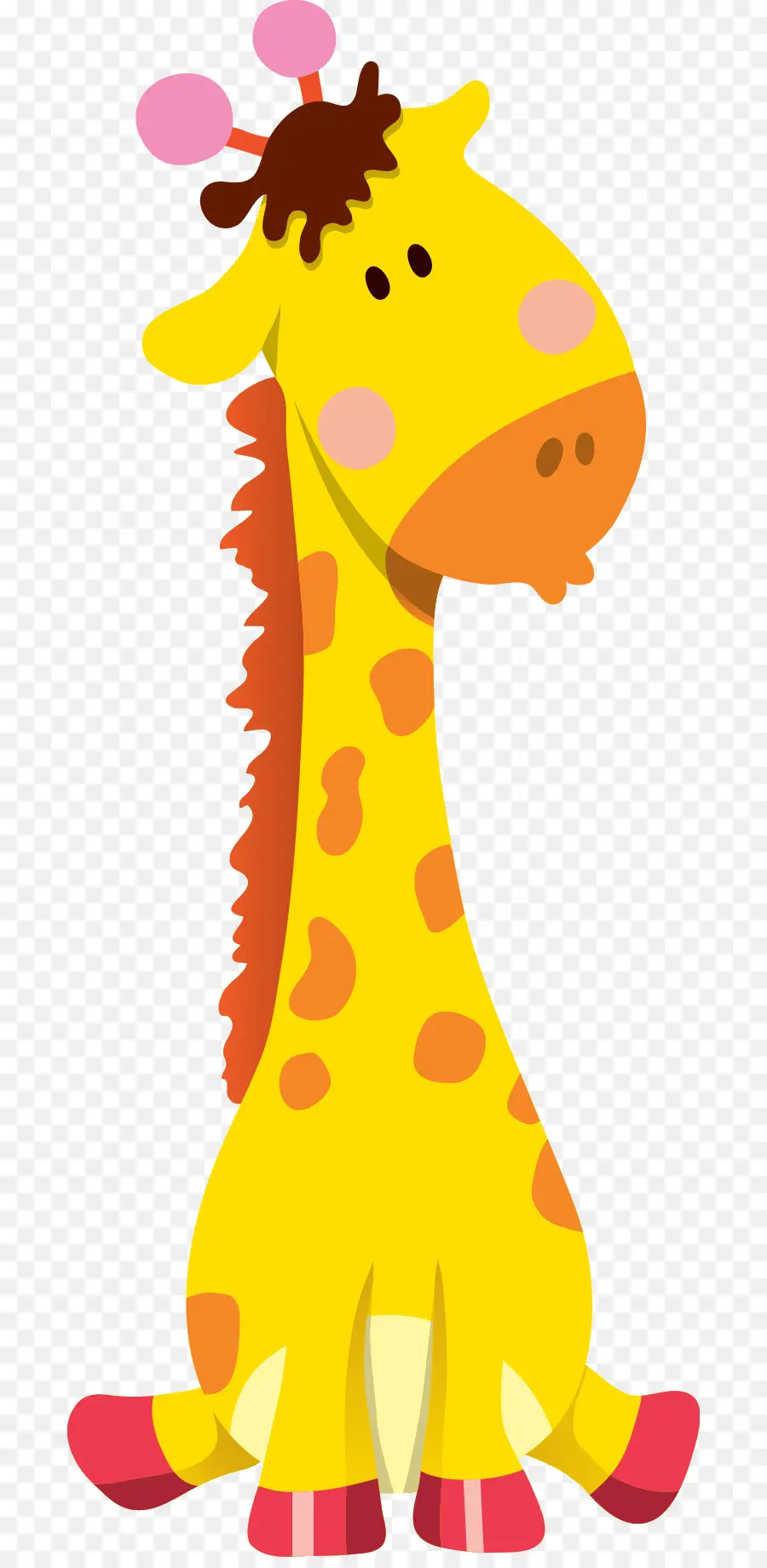 Girafa，Desenho Animado PNG