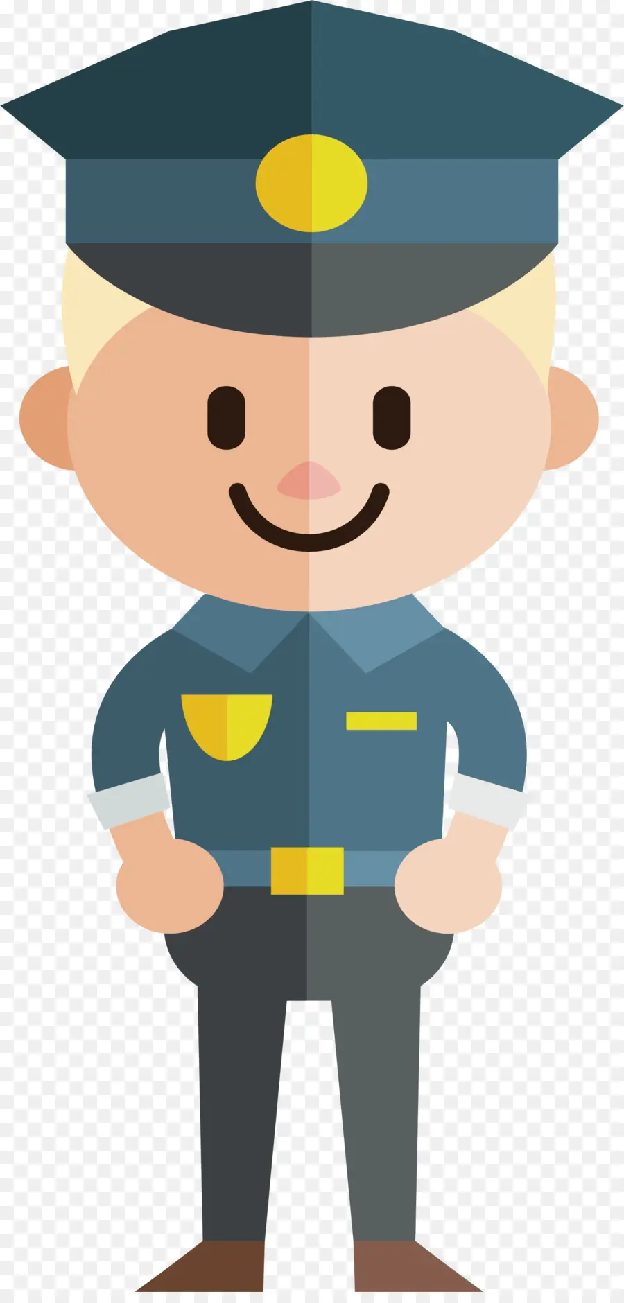 Policial De Desenho Animado，Uniforme PNG