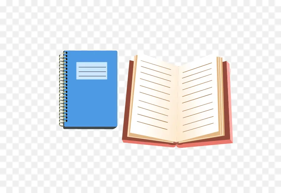 Caderno E Livro，Escrita PNG