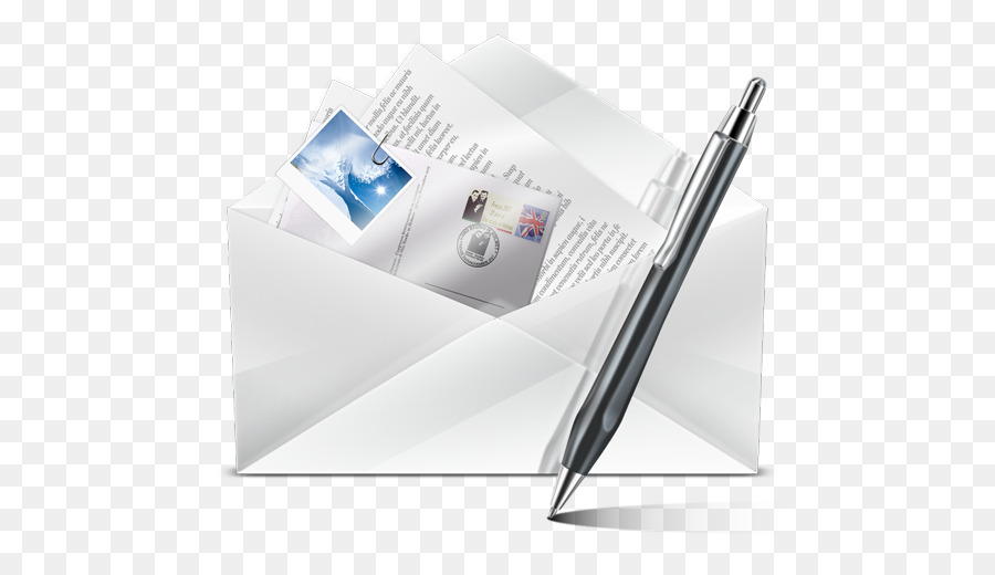 Envelope Com Documentos，Caneta PNG