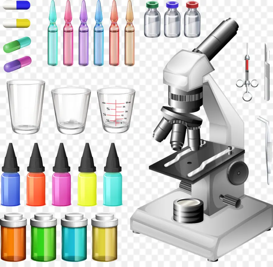 Microscópio E Equipamento De Laboratório，Laboratório PNG