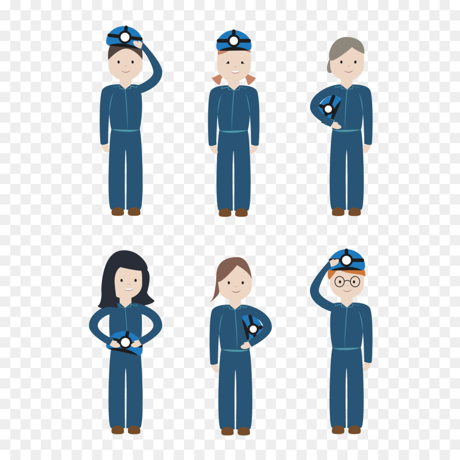 Pessoas De Desenho Animado，Uniforme PNG