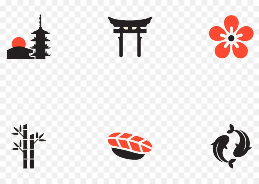 Japão，Design Plano PNG