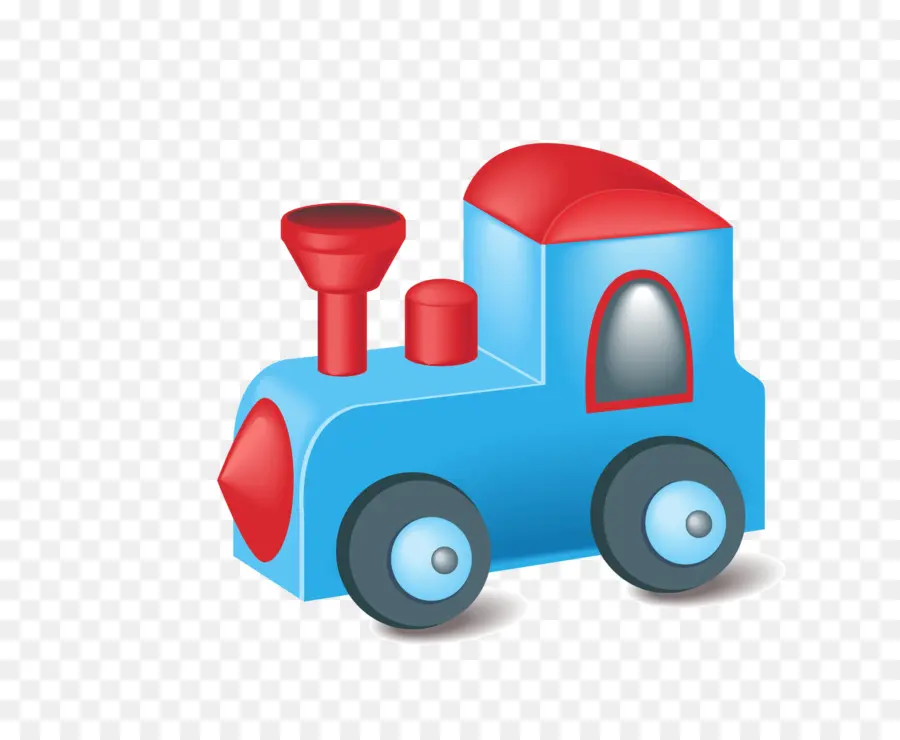 Trem De Brinquedo，Azul PNG