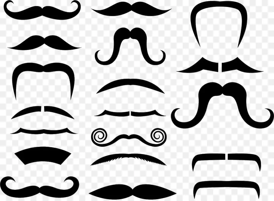 Bigode，Barba PNG