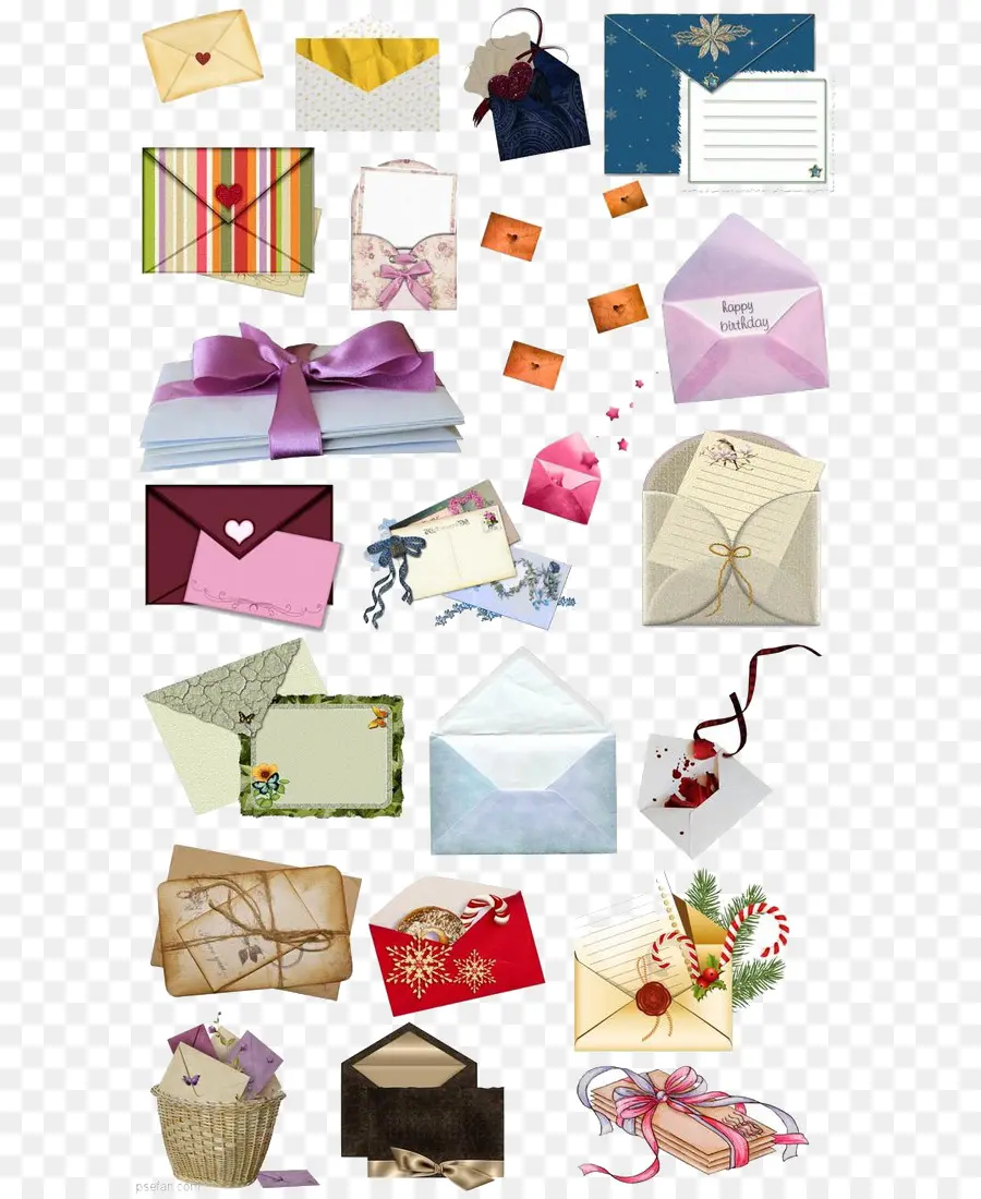 Envelopes，Cartas PNG