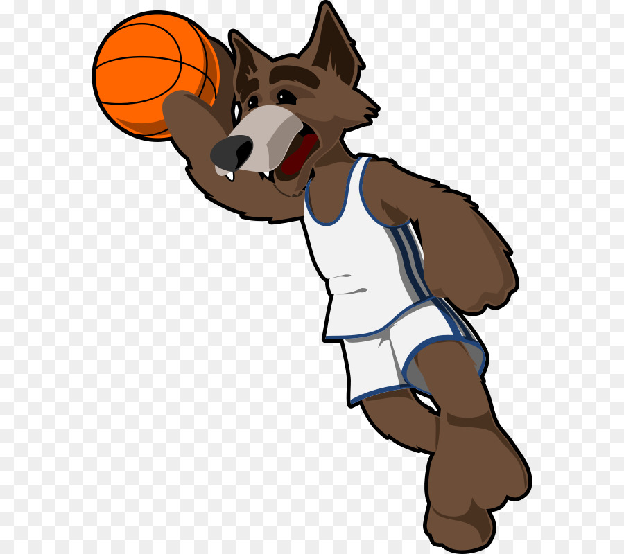 Lobo De Basquete，Basquetebol PNG