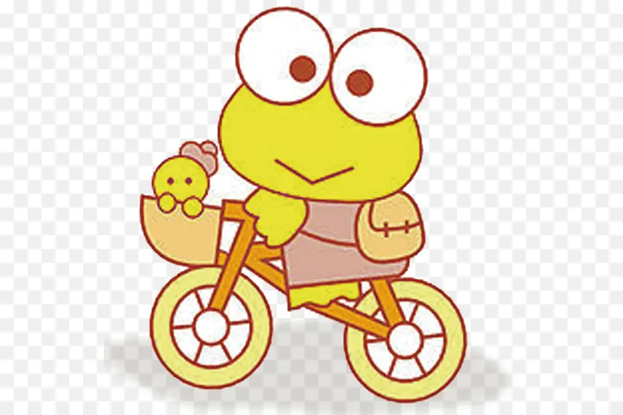 Sapo Na Bicicleta，Bonitinho PNG