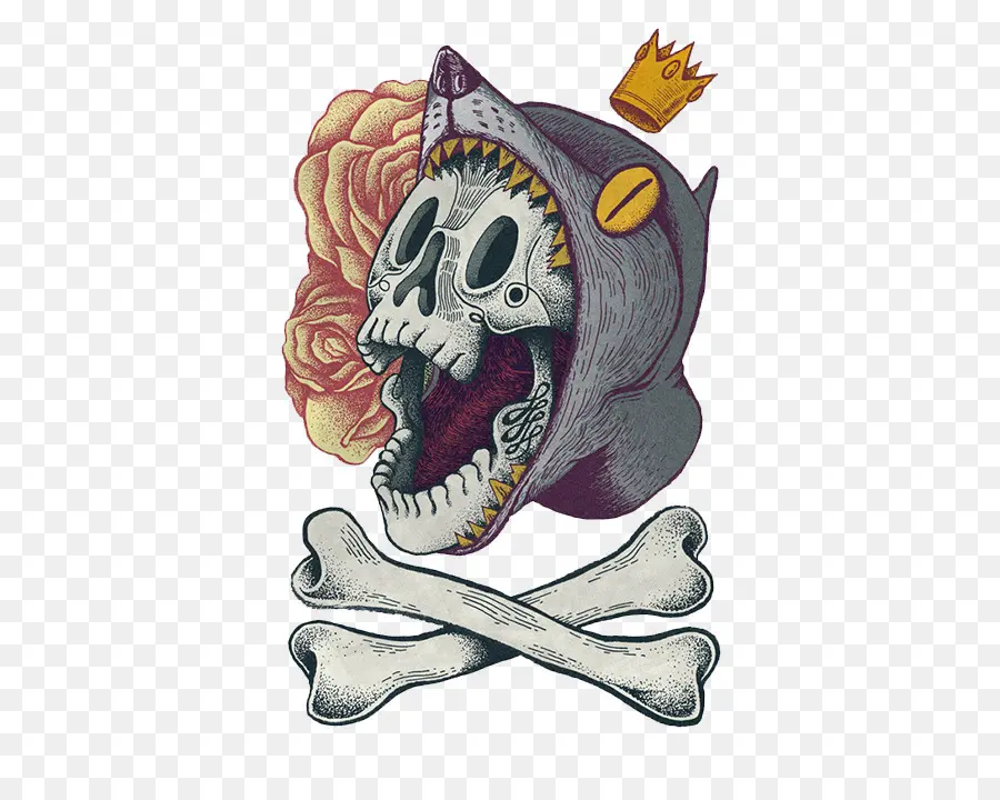 Crânio，Calavera PNG