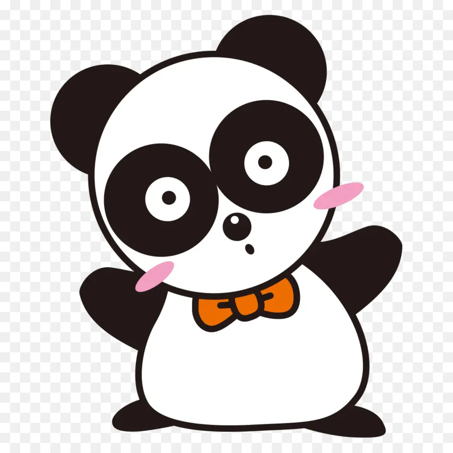 Panda Dos Desenhos Animados，Bonitinho PNG