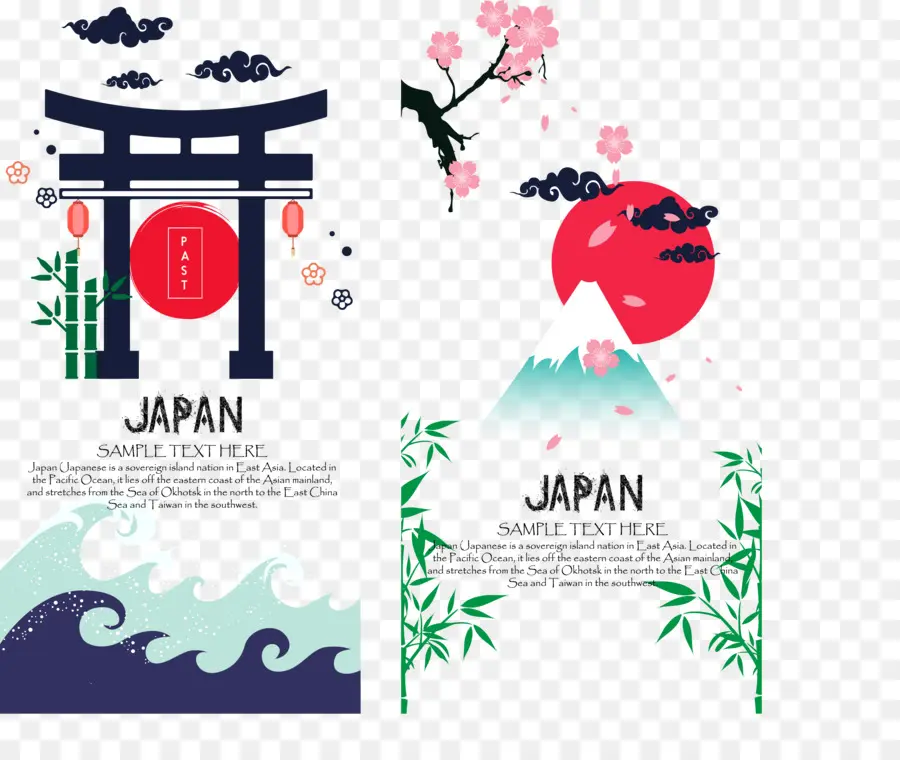 Japão，Design Gráfico PNG