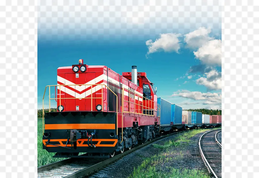 Transporte Ferroviário，De Trem PNG