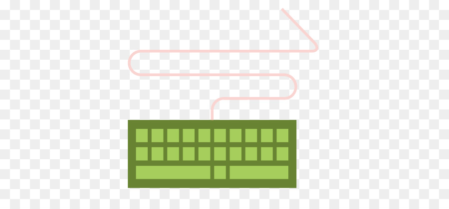 Teclado Verde，Computador PNG