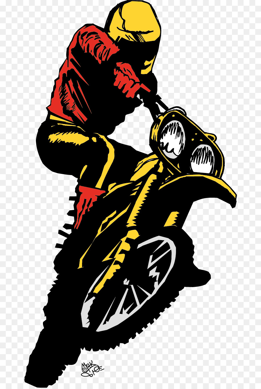 corrida de moto esporte amarelo 8344506 Vetor no Vecteezy