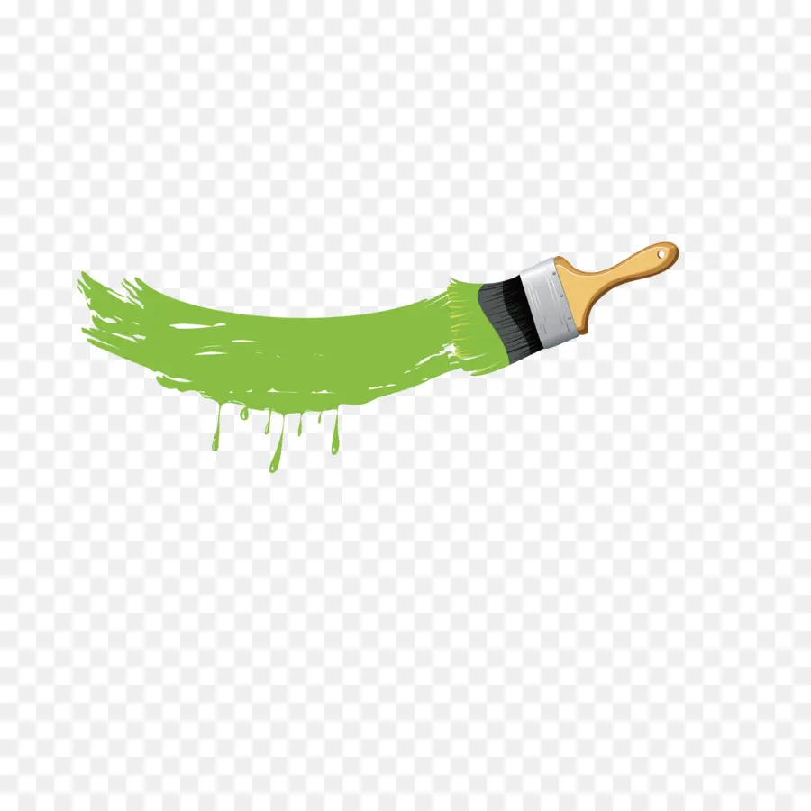 Pincelada Verde，Verde PNG