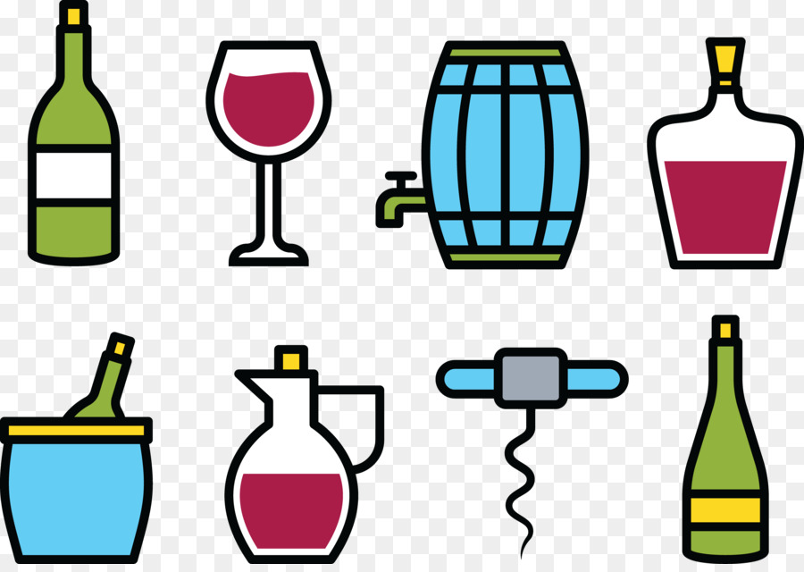 Ícones De Vinho，Garrafa PNG