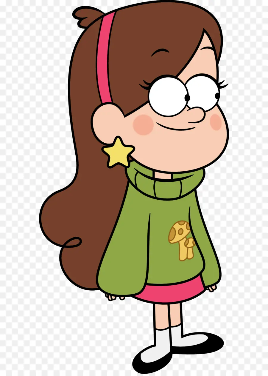 Menina Com Brinco De Estrela，Personagem PNG