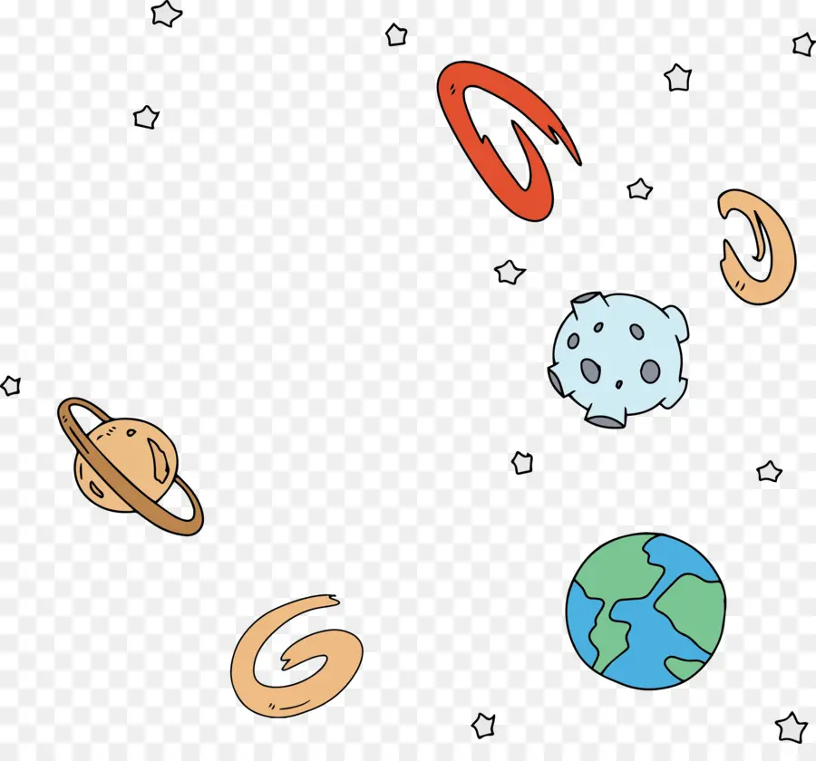 Objetos Espaciais，Planetas PNG