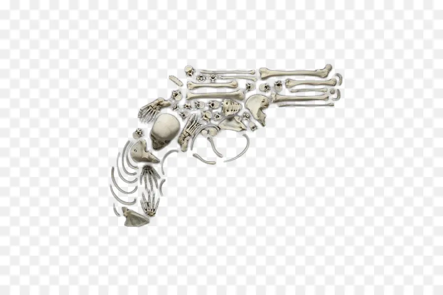 Pistola，Ossos PNG